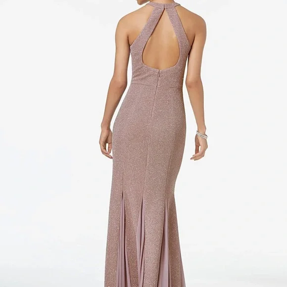 Nightway glitter tear drop gown from Macy’s - Picture 2 of 2